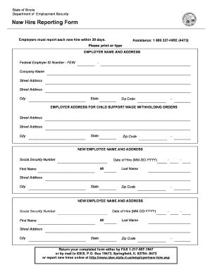 Printable State Of Indiana New Hire Form Fill And Sign Printable