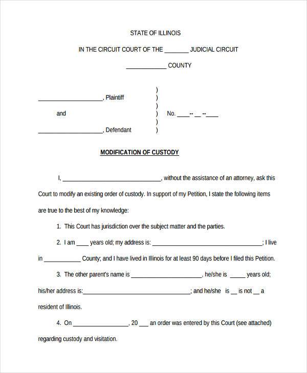 Printable Temporary Custody Agreement Form