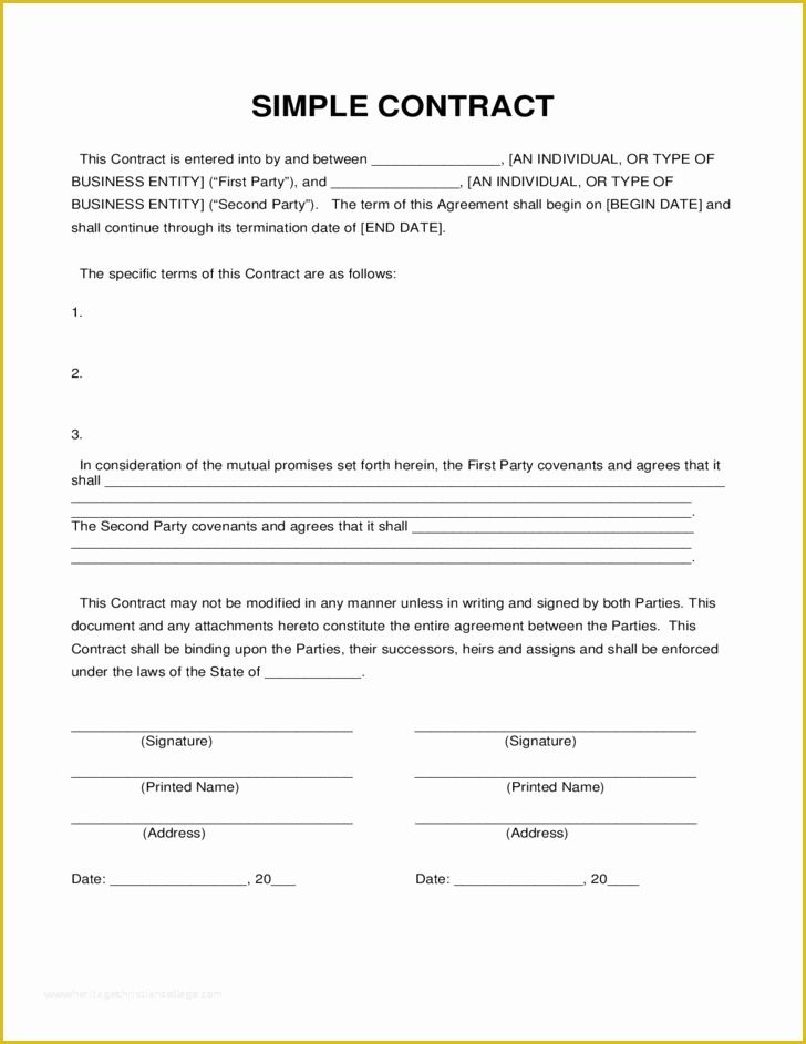 Printable Temporary Employment Contract Template Printable Templates Free