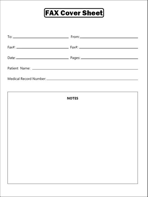 Printable Ups Fax Cover Sheet Pdf Template