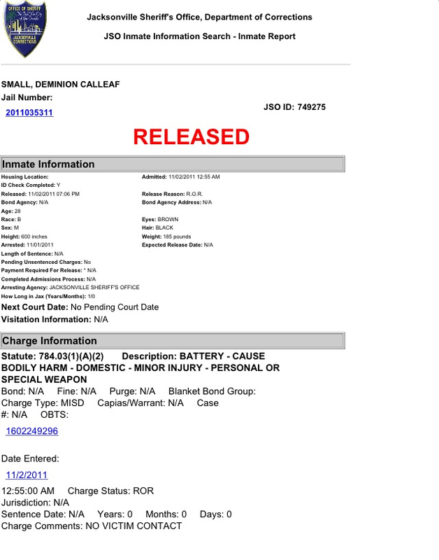 Prison Inmate Report Court Records