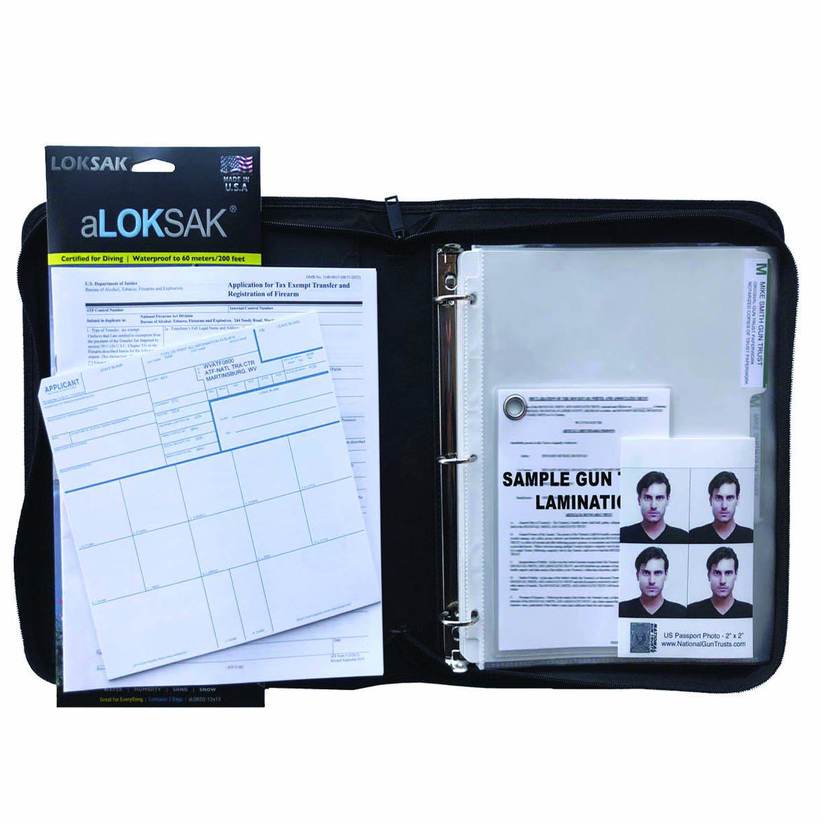 Professional Nfa Gun Trust Binder With Laminated Trust Service National Gun Trusts