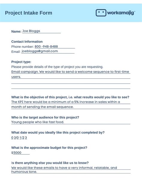 Project Intake Form Explained Free Template And Examples