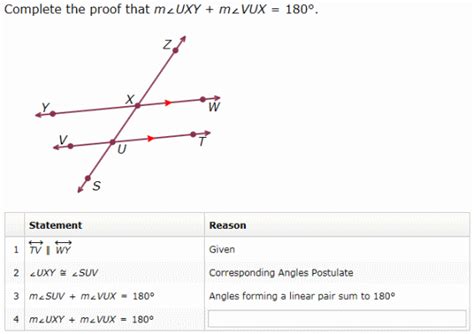 Proofs Involving Parallel Lines Calculator