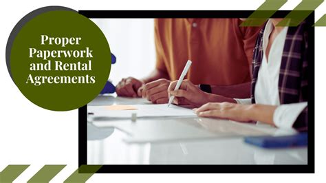 Proper Paperwork And Rental Agreements Protect Your Investment