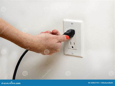 Pulling The Plug Stock Image Image Of Circuit Watts 33862193