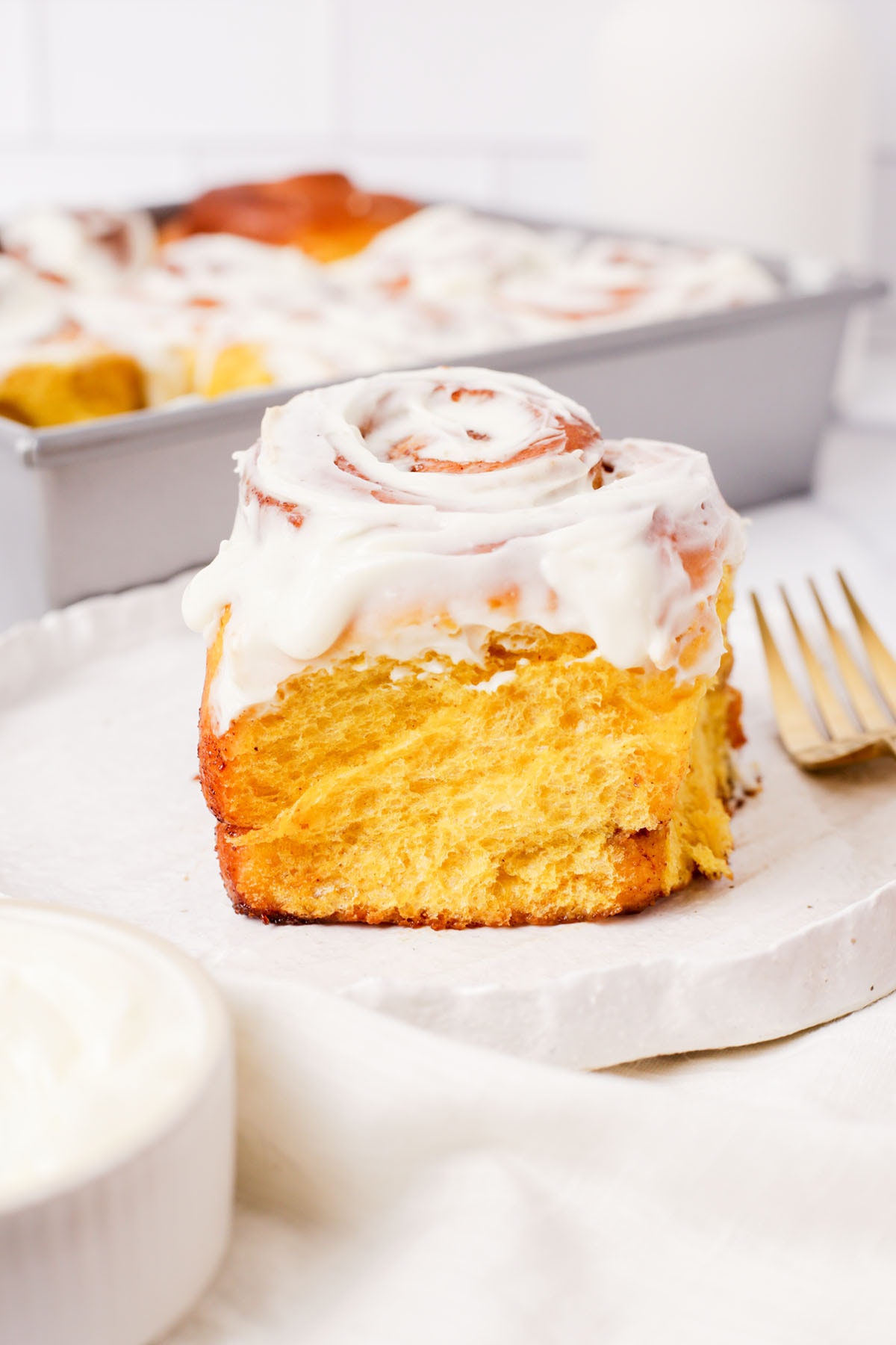 Pumpkin Spice Cinnamon Rolls Two Plaid Aprons