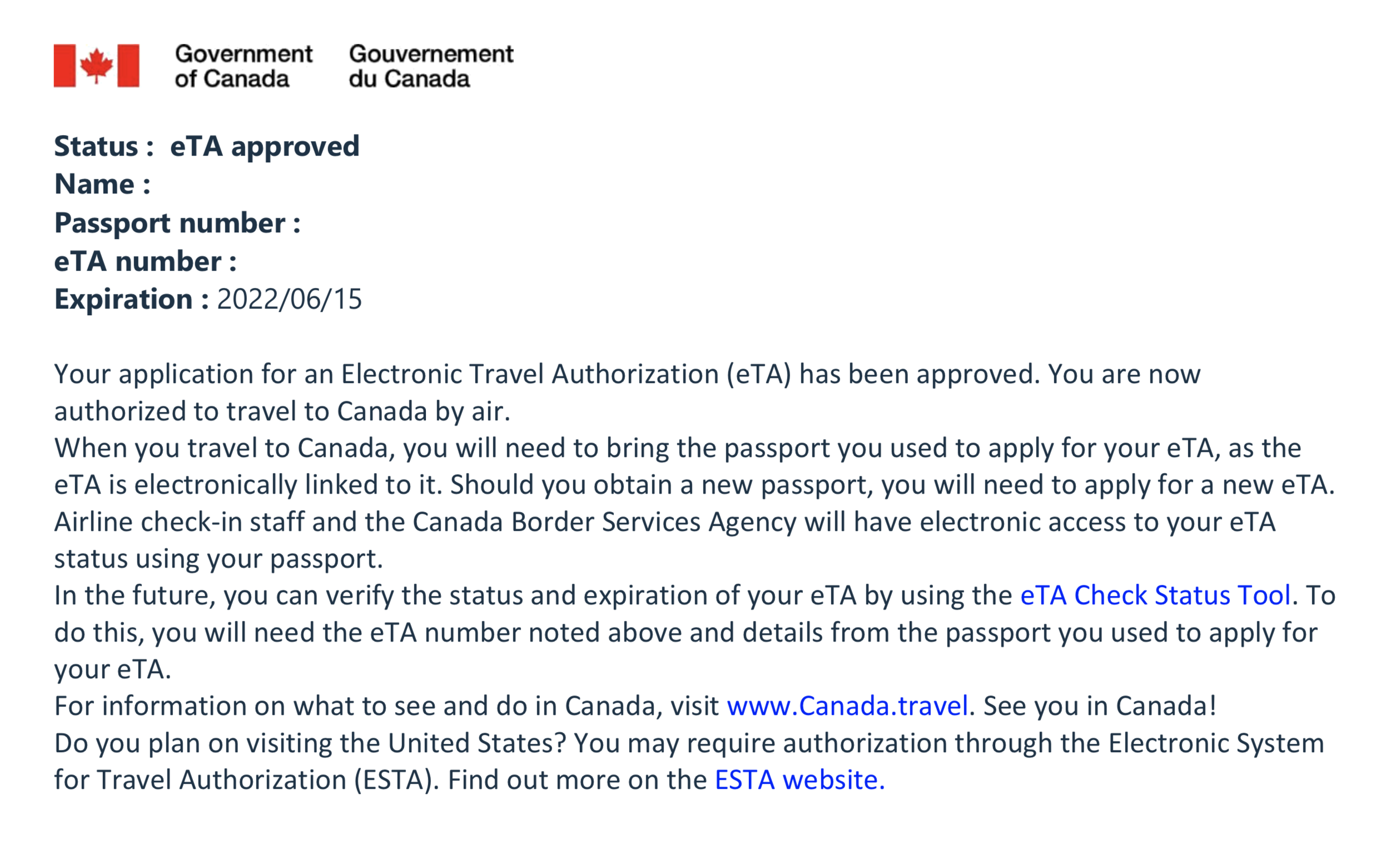 Purpose Of Travel Canada Visitor Visa Sample Letter