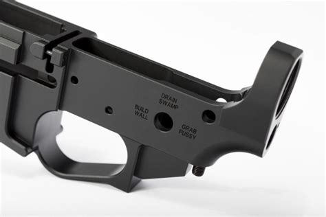 Qd Potus 45 Billet Ar 15 Lower Receiver Quentin Defense