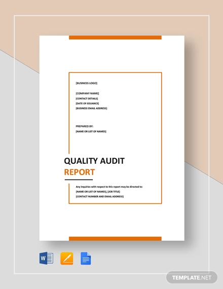 Quality Report 18 Examples Format How To Create Pdf