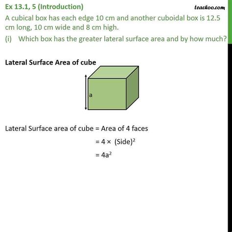 Question 5 A Cubical Box Has Each Edge 10 Cm And Another