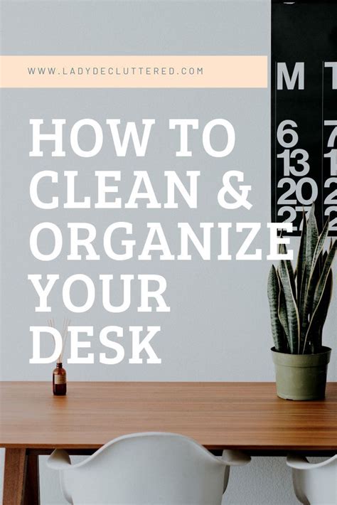 Quick And Painless Ways To Clean And Declutter Your Office Space Lady Decluttered Office