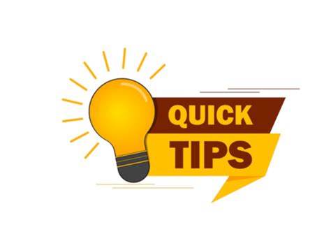 Quick Tip Vector Art Png Quick Tips Vector Ilustration In Flat Style