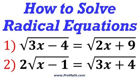 Radical Equation