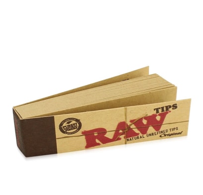 Raw Natural Rolling Paper Tips Smokea