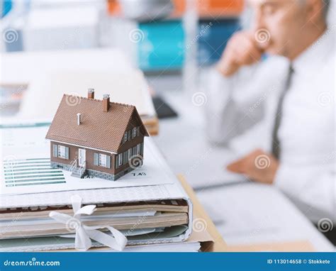 Real Estate Mortgage Loans And Paperwork Stock Image Image Of Desktop Manager 113014551