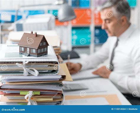 Real Estate Mortgage Loans And Paperwork Stock Photo Image Of