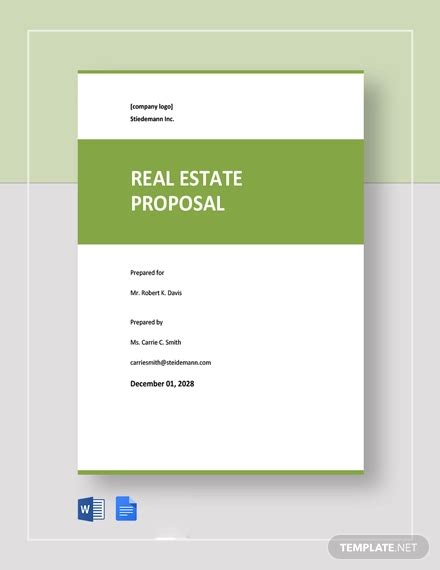 Real Estate Proposal 35 Examples Format Google Docs Word Pages Pdf