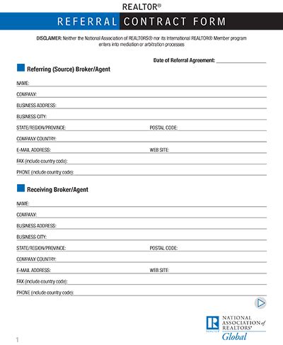 Real Estate Referral Fee Forms And Rules Hooquest