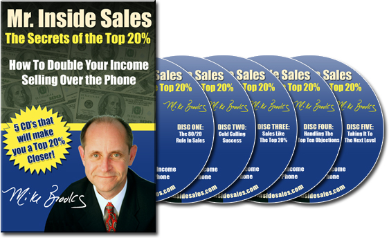 Real Secrets Of The Top 20% Cd / Mp3 Program | Mr. Inside Sales