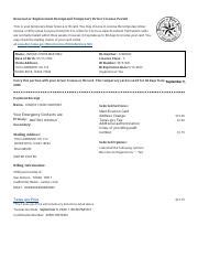 Receipt Driver License Renewal And Address Change Texas Gov Pdf