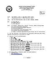 Recertification Template Doc United States Marine Corps Martial Arts