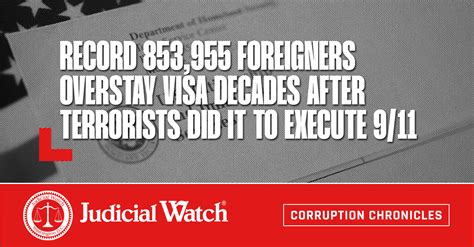 Record 853 955 Foreigners Overstay Visa Decades After Terrorists Did It