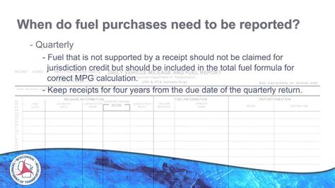 Record Keeping Requirements For Fuel Tax Ifta Youtube