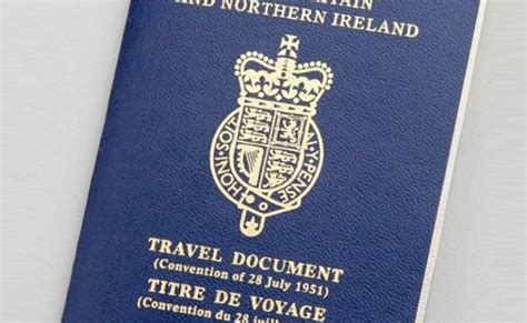 Refugee Travel Document Issued By The United Kingdom