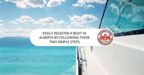 Register A Boat In Alberta Easily Following These Two Steps National