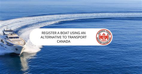 Register A Boat Using An Alternative To Transport Canada