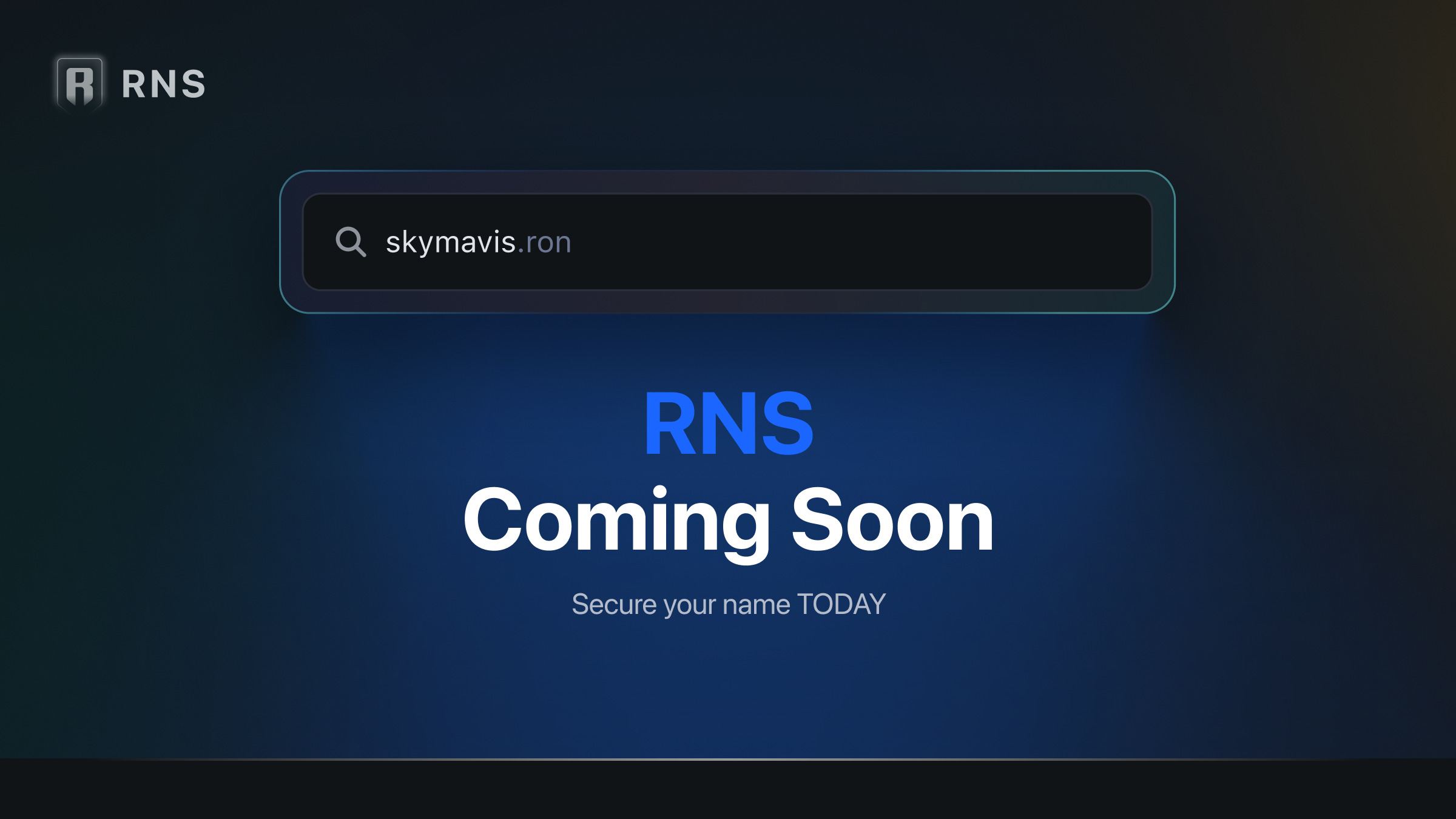 Register A Regular Rns Name Ronin Docs