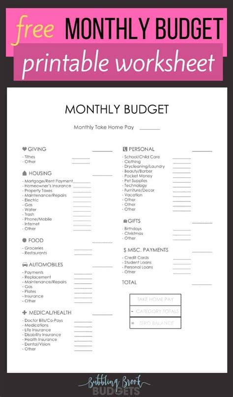 Remarkable Dave Ramsey Budget Printable Tristan Website