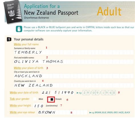 Renewal Passport Forms Nz Form Resume Examples My3an2d8wp