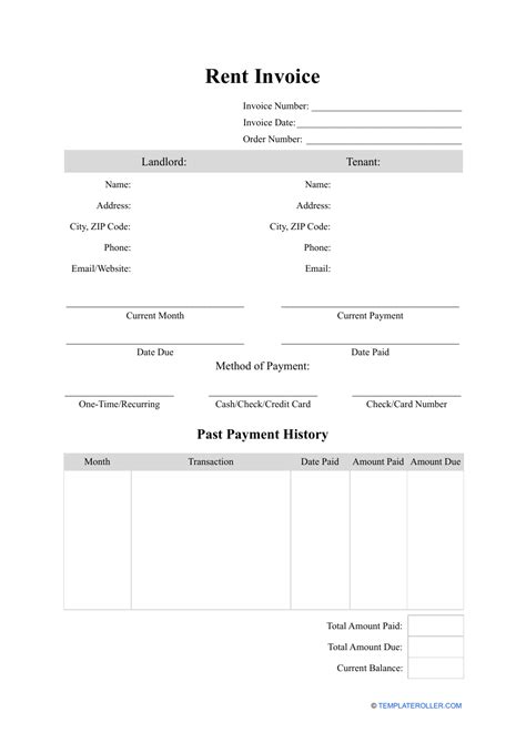 Rent Invoice Template Expense Spreadshee Rent Invoice Samples Rent