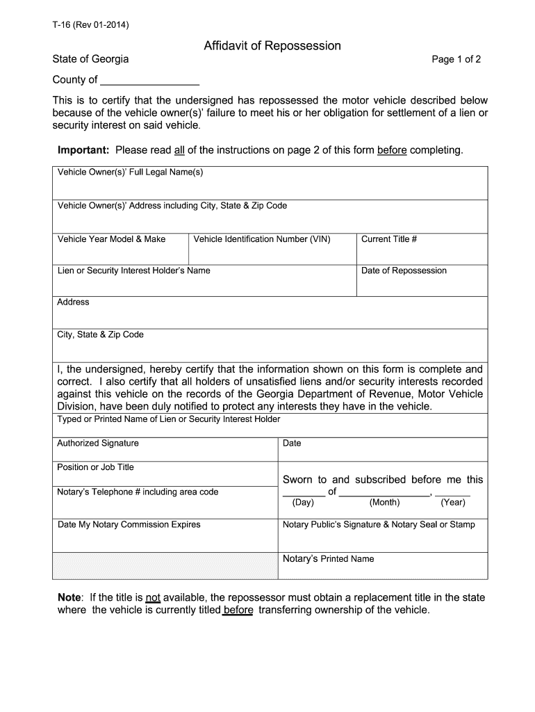 Repo Order Form Pdf Editable Template Airslate Signnow