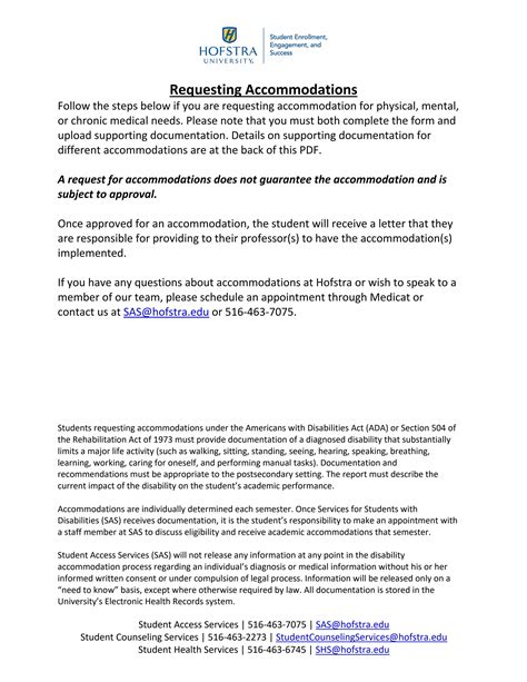 Requesting Accommodations By Hofstra University Issuu