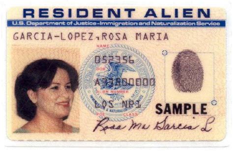 Resident Alien Card Valid