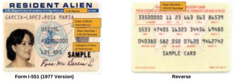 Resident Alien Card