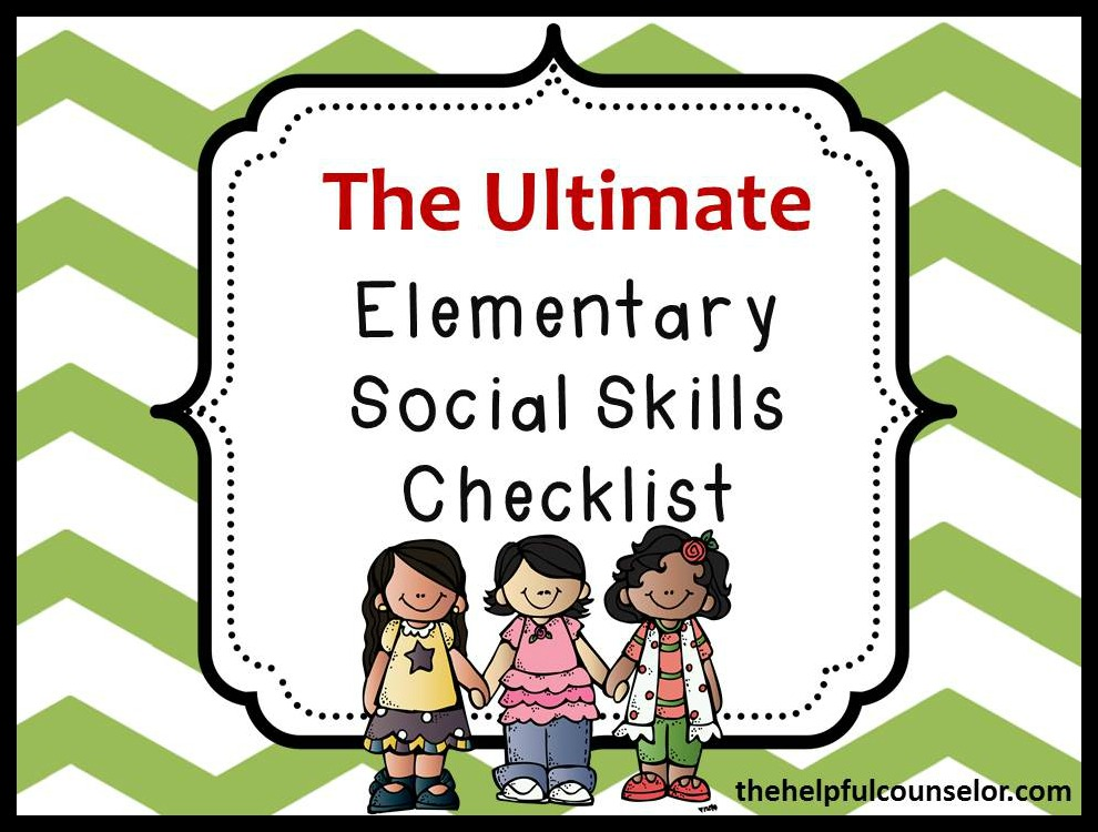 Response To Intervention The Ultimate Social Skills Checklist With