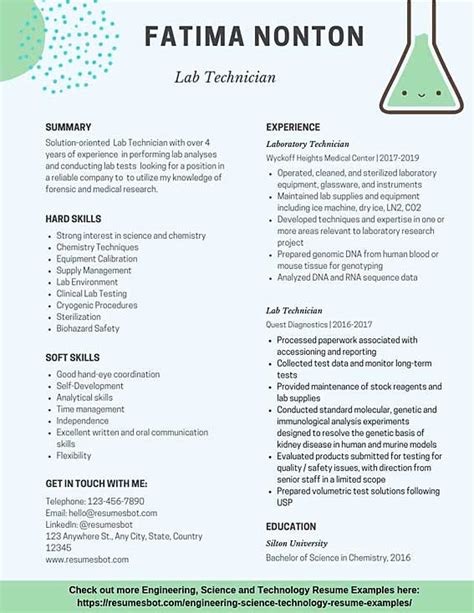 Resume With Lab Pdf