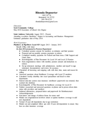 Rhonda Resume Doc