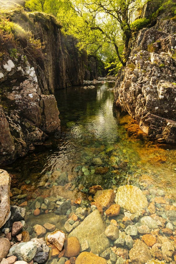 River Coe In Glencoe Highlands Schottland The Highlands