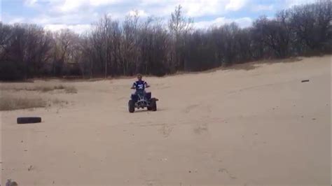 Rodney Riding My Atv 4 Wheelset At The Indiana Dunes Youtube