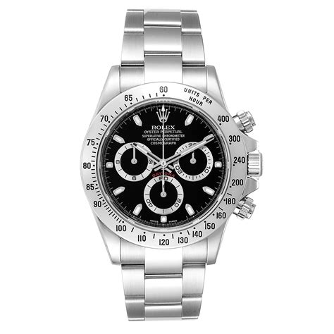 Rolex Daytona 116520 Black Dial Stainless Steel Box Papers Open Card