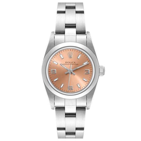 Rolex Oyster Perpetual 76080 Ladies 2020 Rolex Service Papers Automatic Watch At 1Stdibs Rolex