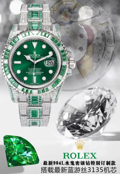 Rolex Submariner Green Water Ghost 116610Lv Rolex Submariner Green Rolex Submariner Submariner