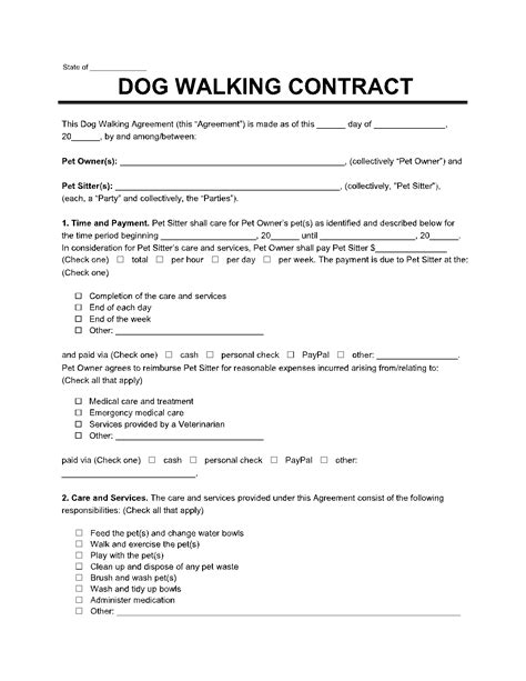 Rover Dog Walking Fill Online Printable Fillable Blank Pdffiller