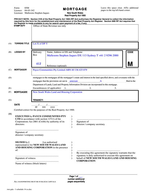 Rtgage 05M Fill Out Sign Online Dochub