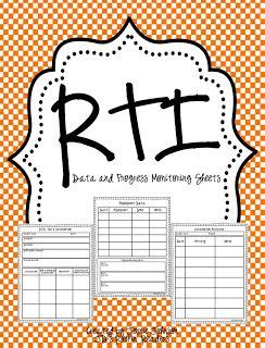 Rti Forms For Documenting Classroom Freebies